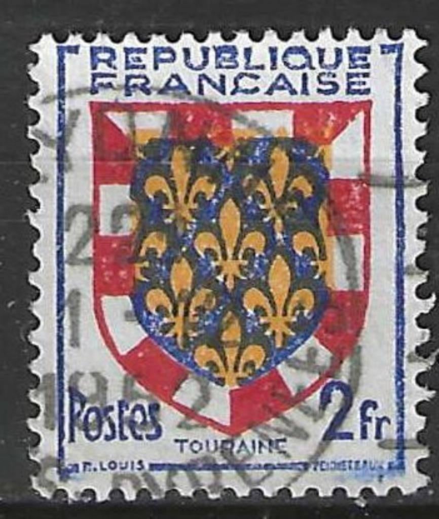 France 1951 - Yvert 902 - Armoiries des provinces (ST), Envoi, Affranchi