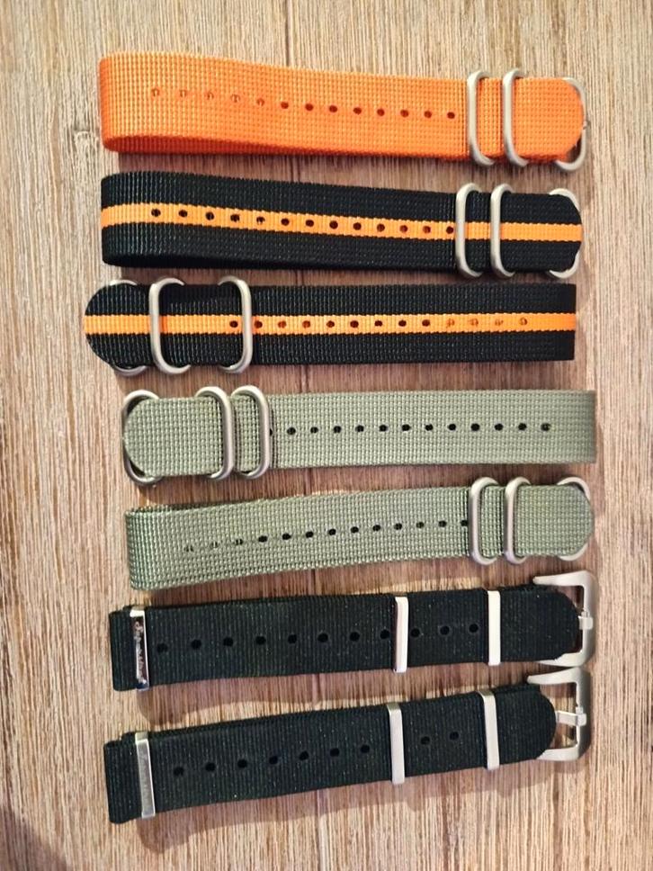Horlogebandjes nato straps 22mm, Handtassen en Accessoires, Overige Accessoires, Ophalen of Verzenden