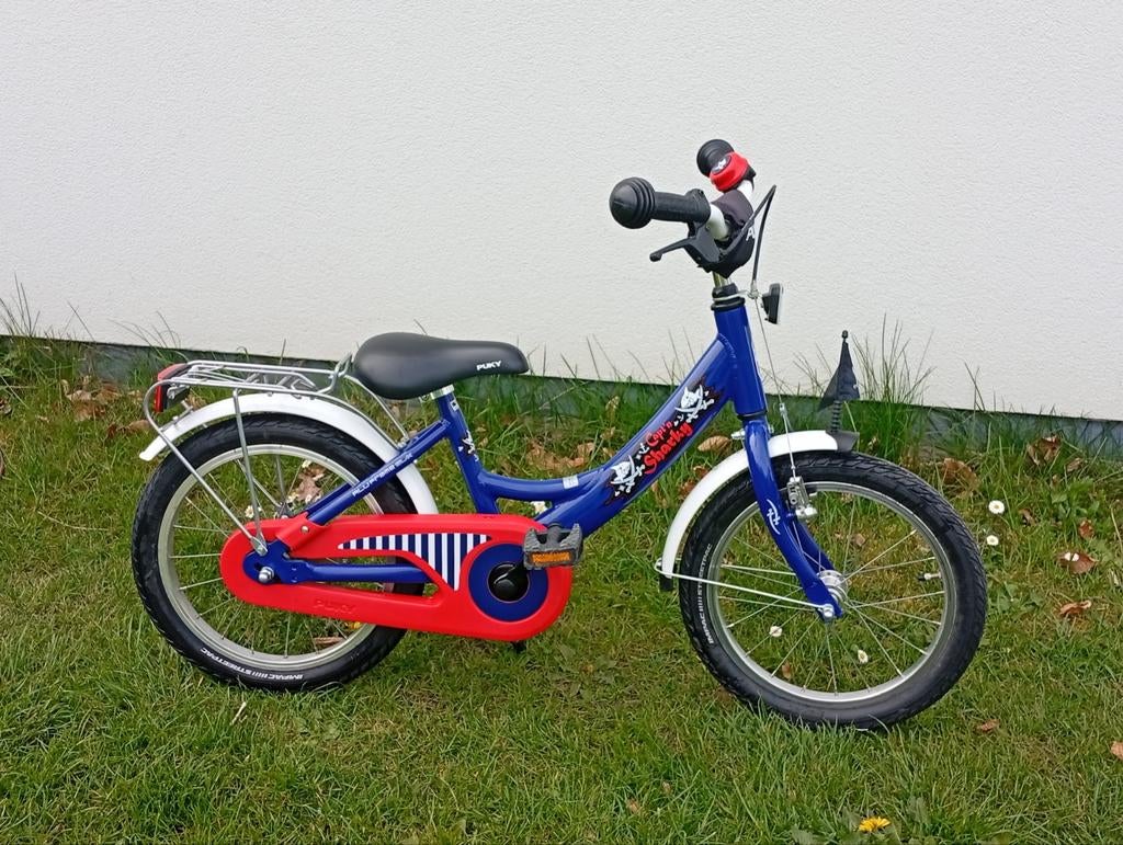 Fietsje Puky Sharky, Fietsen en Brommers, Ophalen, Zo goed als nieuw, Puky, Verstelbare zitting