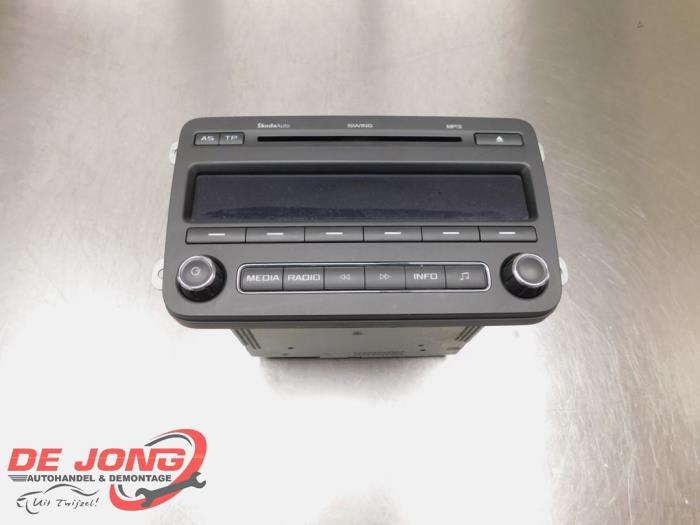 Radio/Lecteur CD d'un Skoda Fabia, -, 3 mois de garantie, Utilisé, Skoda