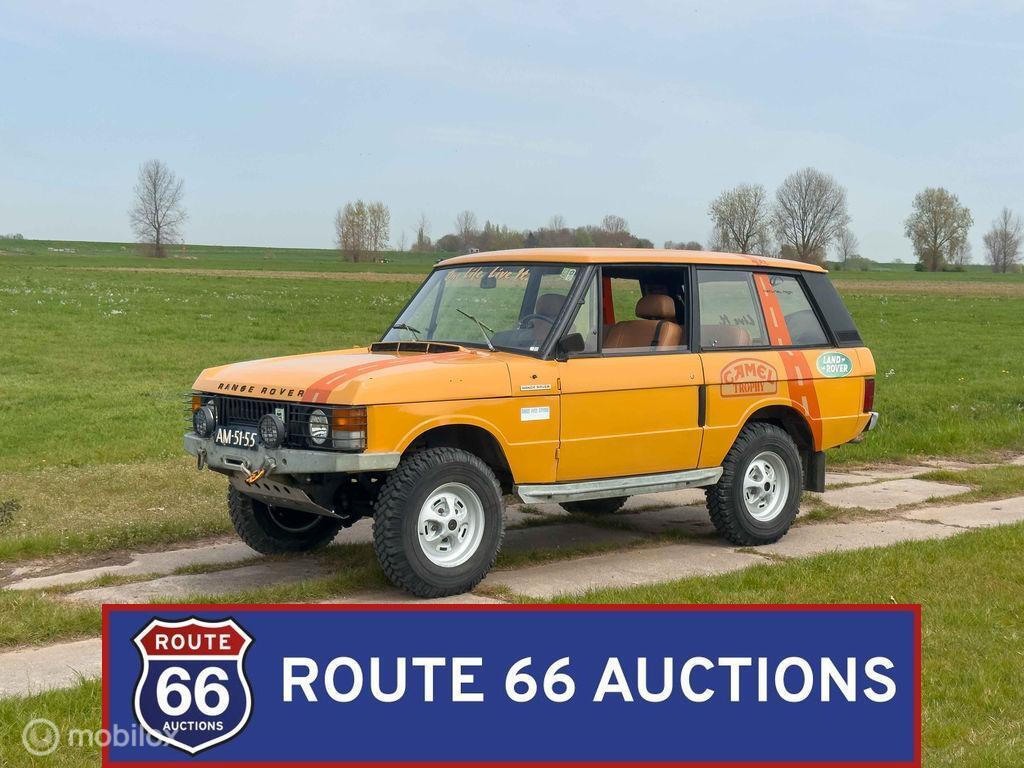 Range Rover Classic Early A-Series 2-Door | 1971 | Route 66, Auto's, Land Rover, Zwart, Bedrijf, Handgeschakeld