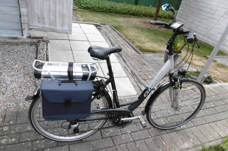 Damesfiets Giant Maat M , elektrisch omgebouwd ., Fietsen en Brommers, Fietsen | Dames | Damesfietsen, Gebruikt, Giant, Versnellingen