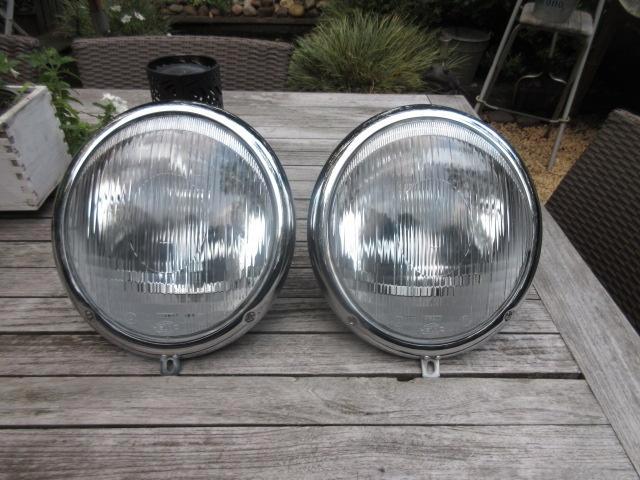 Hella Koplampen Porsche 356/ VW kever ovaal, Auto-onderdelen, Verlichting, Oldtimer onderdelen, Porsche, Volkswagen, Gereviseerd