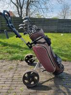 Golfkar met tas en clubs, Ophalen, Gebruikt, Set, Overige merken