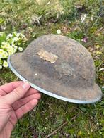Casque anglais gb ardennes ww2 grange, Collections, Enlèvement, Armée de terre