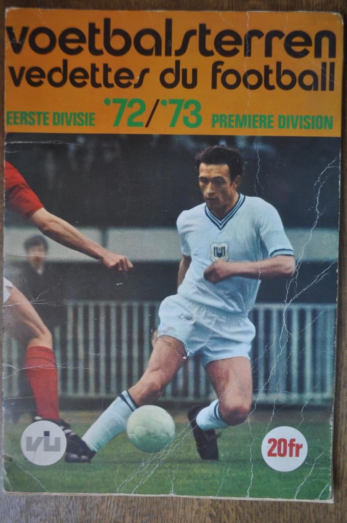 VANDERHOUT COMPLEET ALBUM VOETBAL STERREN 72/73 + POSTER, Ophalen of Verzenden, Gebruikt, Meerdere plaatjes