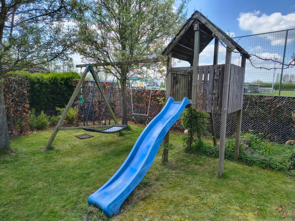 Houten speeltoestel, Kinderen en Baby's, Ophalen, Glijbaan