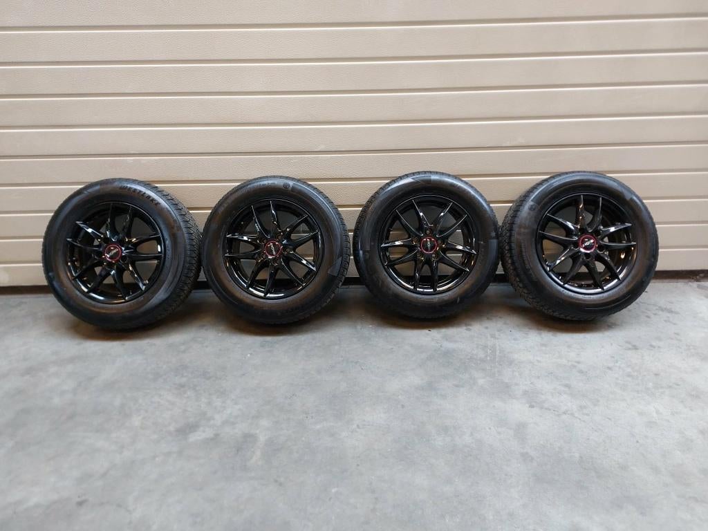 winterbanden op nieuwe velgen voor berlingo 5x108, Auto-onderdelen, Ophalen, 15 inch, Banden en Velgen, Winterbanden