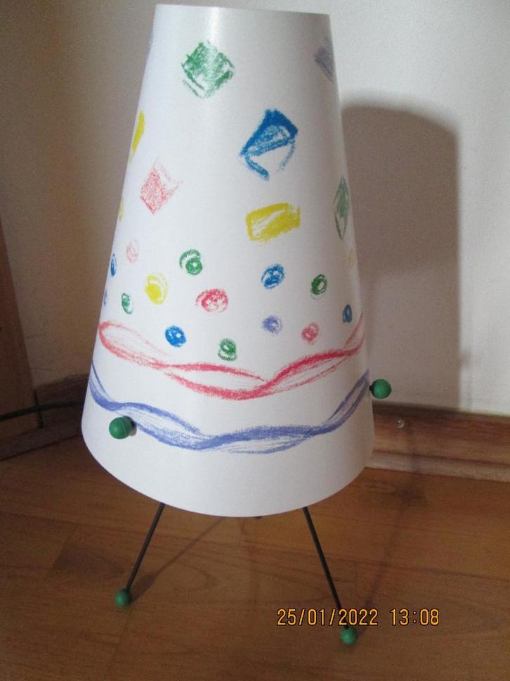 Lampe design décorative, Maison & Meubles, Lampes | Lampes de table, Comme neuf, Moins de 50 cm, Synthétique, Enlèvement