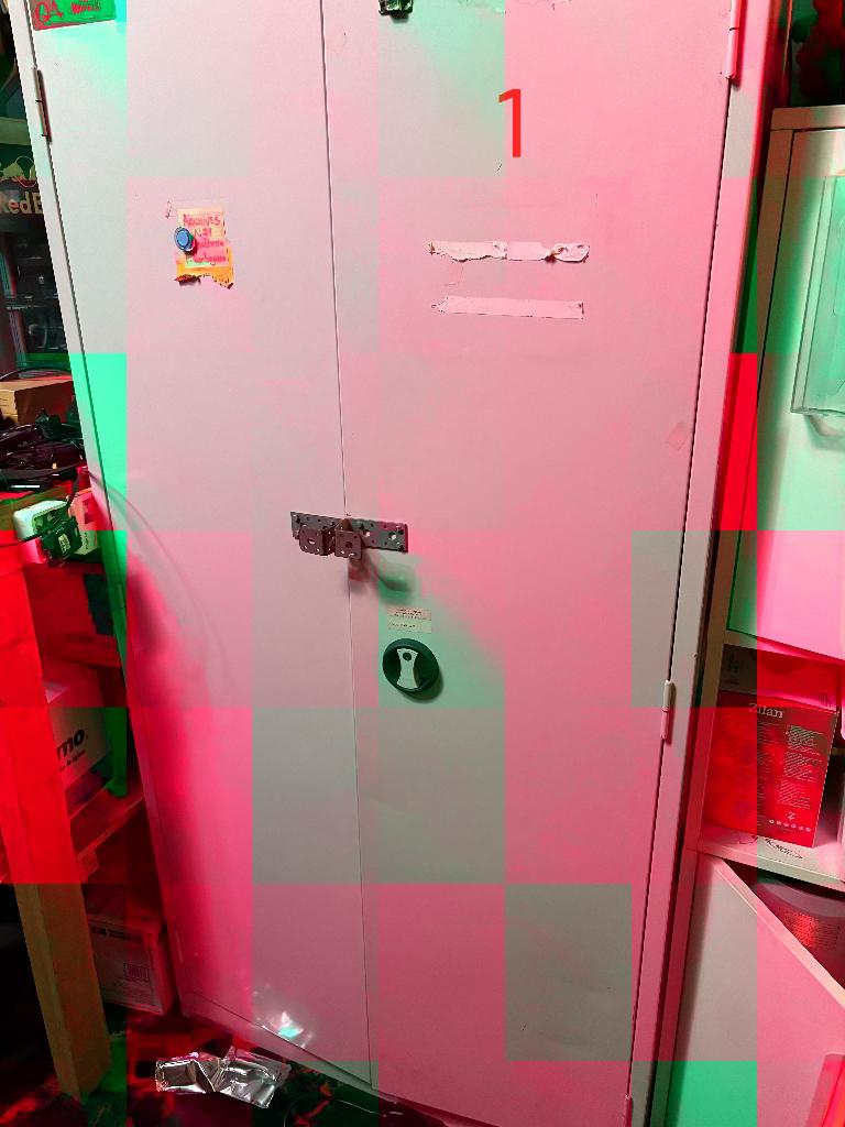 Armoire Métal, Huis en Inrichting, Kasten | Roldeurkasten en Archiefkasten, Ophalen, Gebruikt, 50 tot 100 cm, Metaal