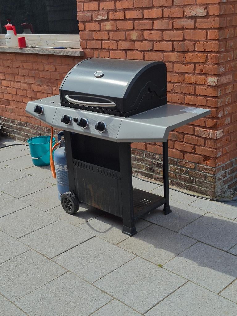 Gas bbq  goede staat alles werkt perfect, Jardin & Terrasse, Barbecues à gaz, Enlèvement, Utilisé, Zie foto