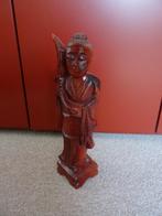 Sculpture asiatique en bois naturel exotique, Enlèvement ou Envoi