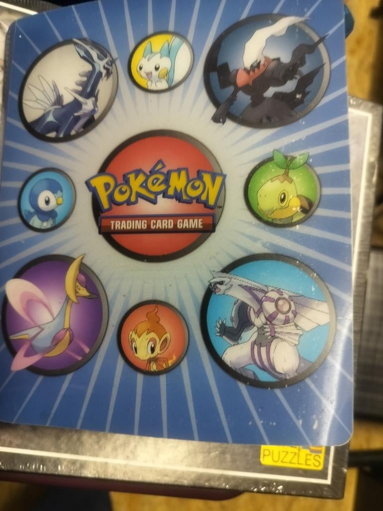 Oud boekje met Pokemon kaarten, Ophalen