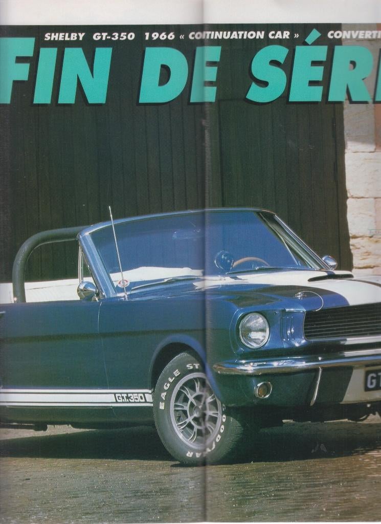 Ford Mustang Shelby GT350 convertible voiture de collection, Livres, Autos | Brochures & Magazines, Envoi, Utilisé, Ford