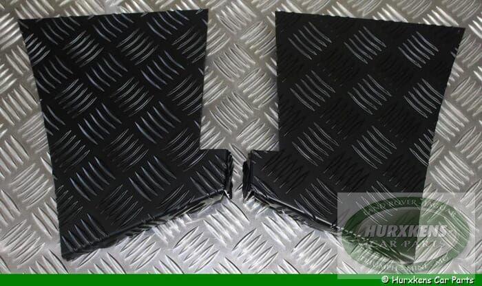 Achterscherm traanplaat bescherming zwart Defender 90, -, -, Nieuw, Ophalen of Verzenden