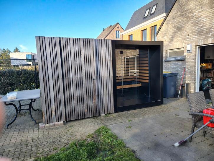 sauna met 8 infrarood panelen mooi afgewerkt van binnen, Sports & Fitness, Sauna, Enlèvement