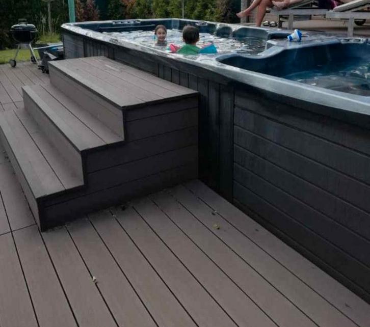 Zwemspa combi jacuzzi=>>> nu voor 16000, Tuin en Terras, Zwembad-toebehoren, Verlichting, Ophalen of Verzenden
