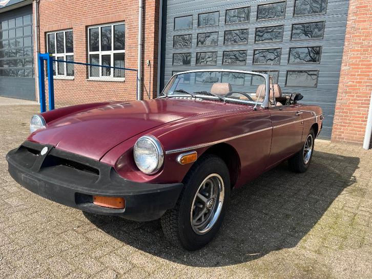 MG MGB roadster 1978 | project uit Californië | 48000 mls, Auto's, Oldtimers, Bedrijf, Te koop, MG, Benzine, Cabriolet, 2 deurs