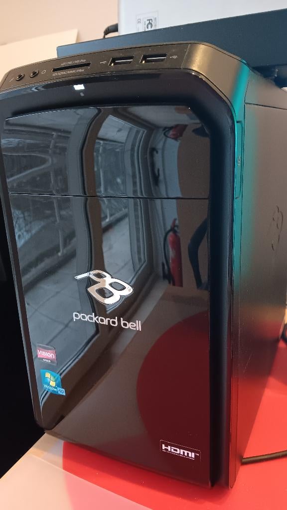 Perfecte PC desktop + externe HD + Tablet Android, Ophalen, 8 GB, Met monitor, Packard Bell