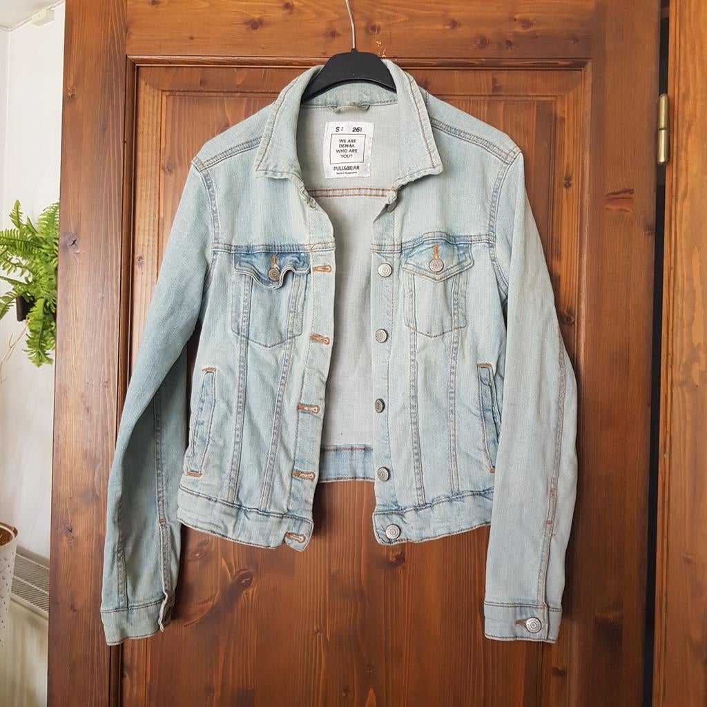 Veste jeans bleu clair femme ou jeune fille, Enlèvement, Bleu