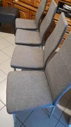 stoelen, Maison & Meubles, Chaises, Enlèvement, Utilisé, Gris, Quatre