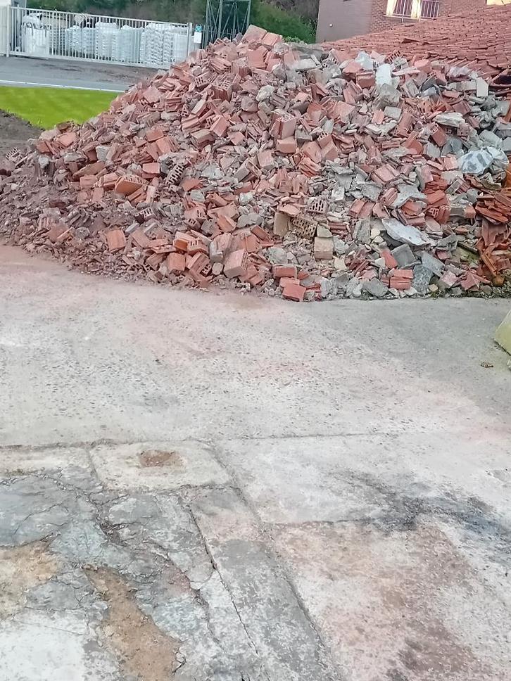 GRATIS ZUIVER STEENPUIN TOPMARCHANDISE  + GRATIS GELADEN, Tuin en Terras, Grind, Keien en Split, Gebruikt, Overige typen, Ophalen