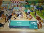 puzzel Falcon 1000 stukjes honden, Ophalen of Verzenden, 500 t/m 1500 stukjes, Zo goed als nieuw, Legpuzzel