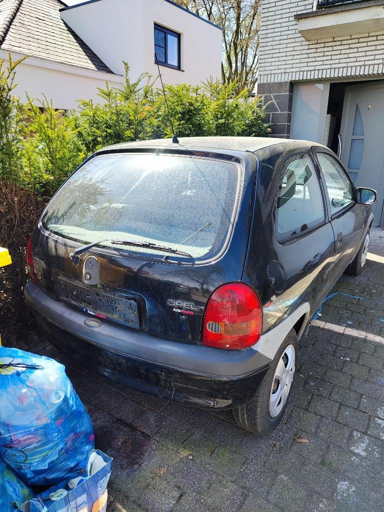 Opel Corsa zo mee te nemen, Auto's, Opel, Stof, Zwart, Handgeschakeld, Grijs