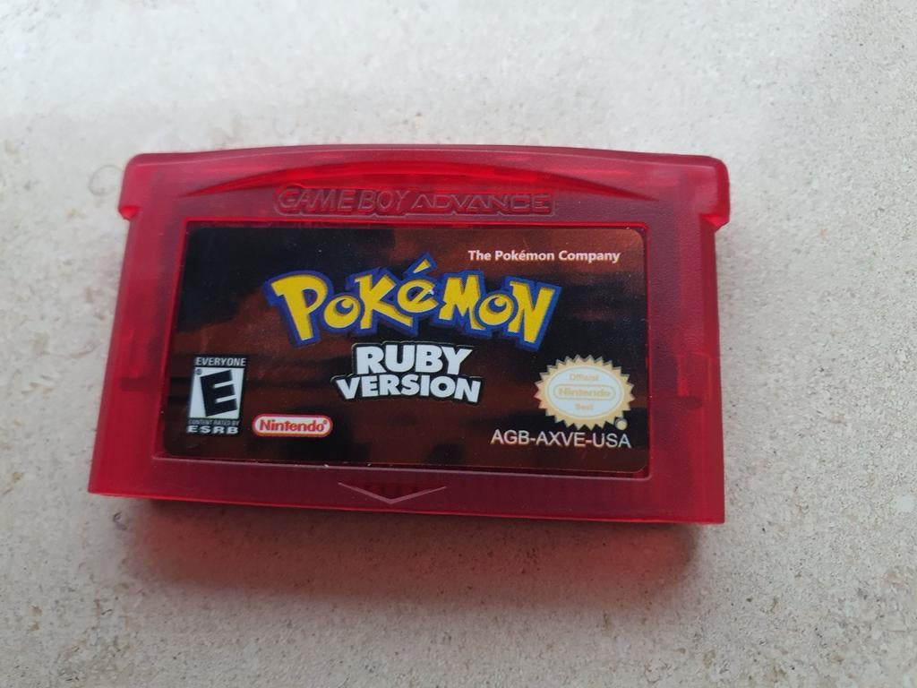 Nintendo gba pokemon ruby version, Enlèvement