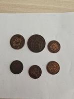 Set van antieke koperen munten (Luxemburg & Rusland) – 19e e, Ophalen of Verzenden, Munten