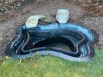 Polyster vijver met 2 watervallen te koop, Enlèvement, Utilisé