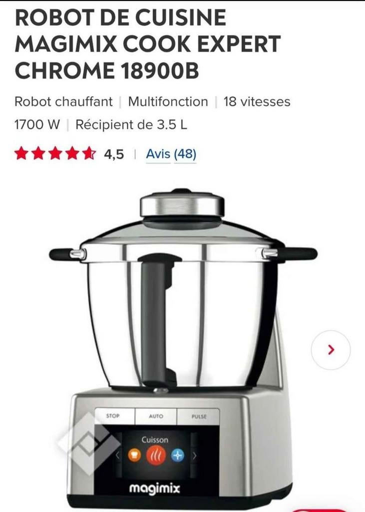 Robot magimix Cook Expert 18900B NEUF, Enlèvement