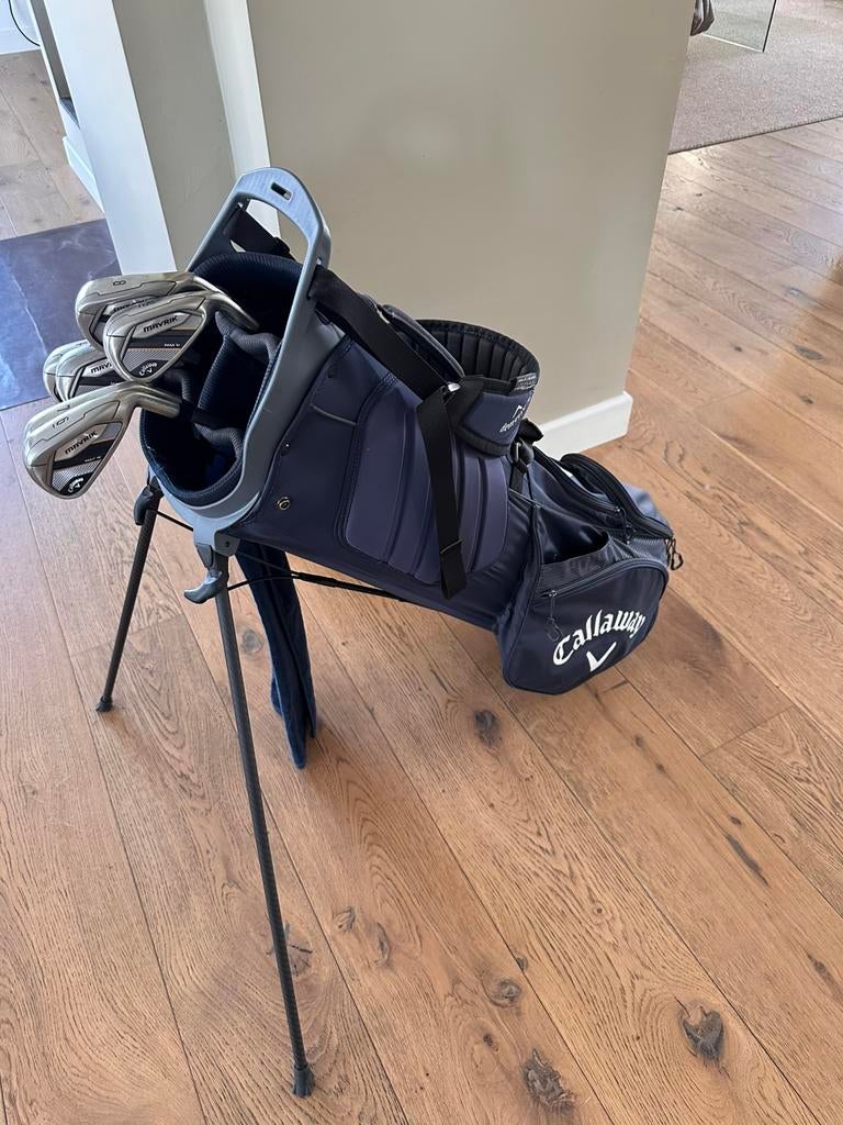 Set de clubs de golf + sac Callaway – excellent état, Enlèvement, Comme neuf, Sac, Callaway