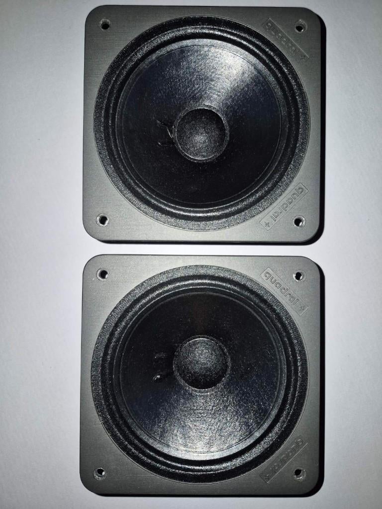 Qudral midrange driver M 130/25/9/PF in mint condition pair, TV, Hi-fi & Vidéo, Enlèvement ou Envoi, Haut-parleurs