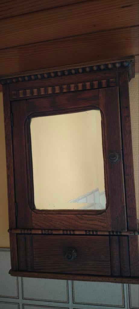 Vintage eiken kastje-brocante/antiek stijl, Ophalen