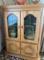 Vitrine en bois, Enlèvement, Utilisé, Avec tablette(s)