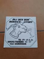 Sticker Cafe Bij den Bok, trappist, Collections, Autocollants, Enlèvement ou Envoi