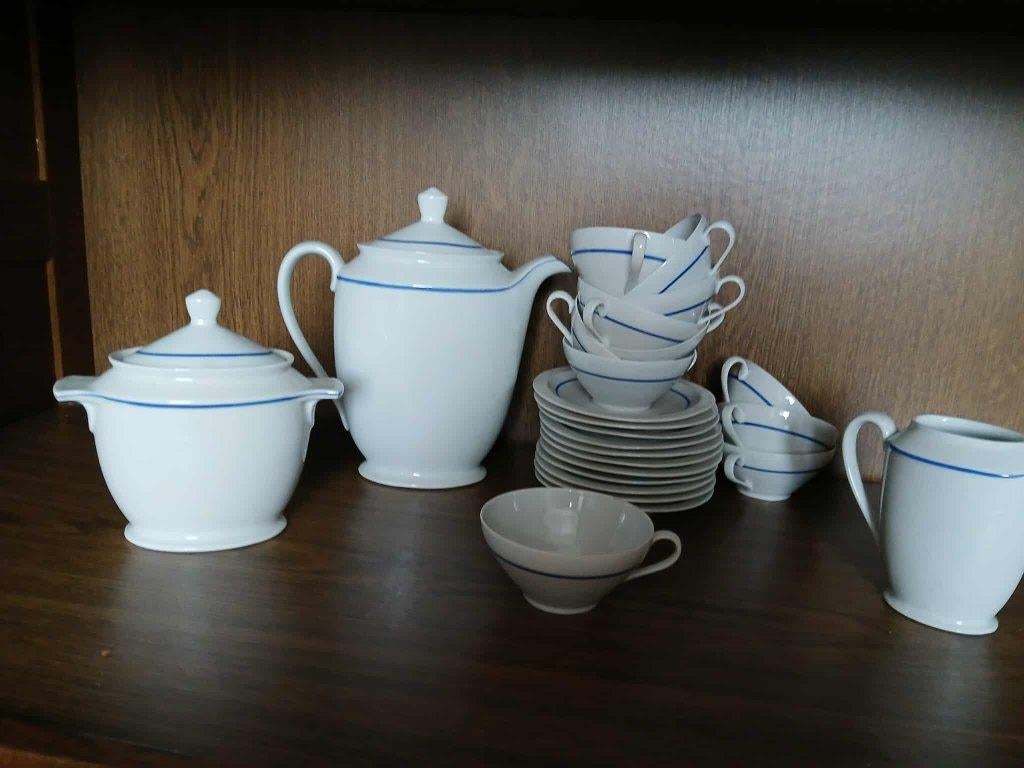 porseleinen servies, Ophalen