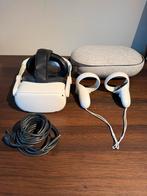 Meta Quest 2 VR headset met accessoires., Consoles de jeu & Jeux vidéo, Virtual Reality, Enlèvement ou Envoi, Comme neuf, Lunettes VR