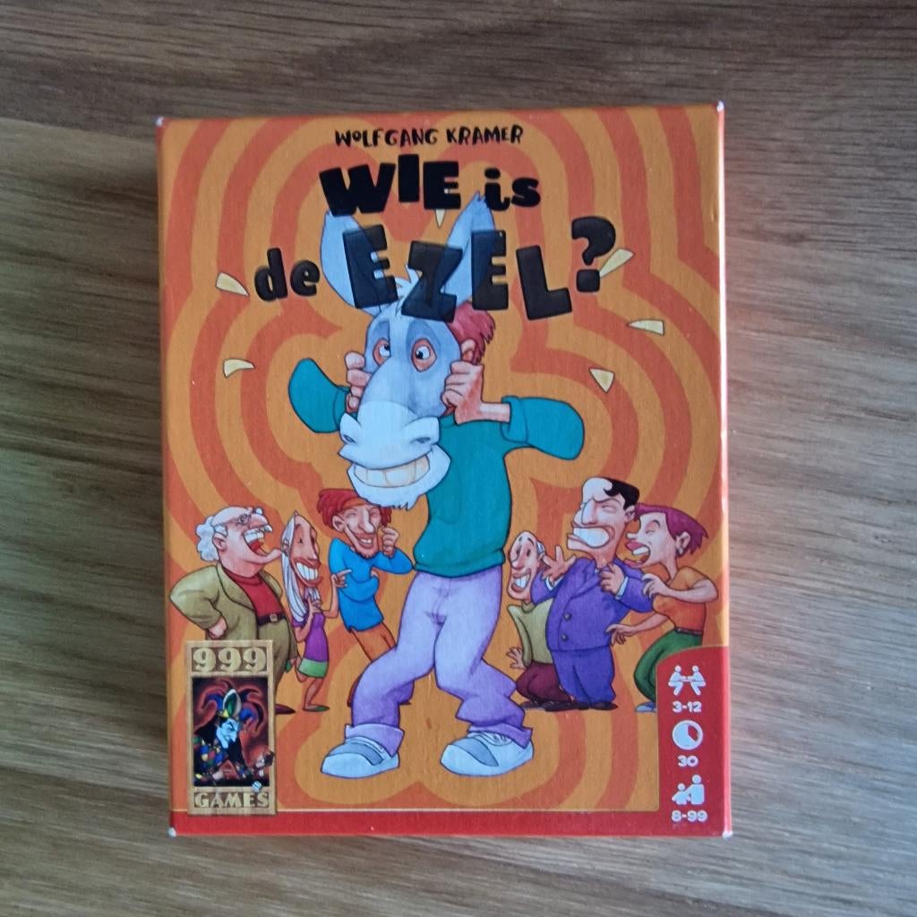 Spel Wie is de ezel?, Hobby en Vrije tijd, Vijf spelers of meer, Ophalen of Verzenden, Nieuw, 999 Games