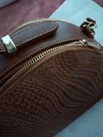 Echt lederen Handtas  bruin, Ophalen of Verzenden, Zo goed als nieuw, Bruin, Handtas