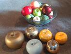 decoratie appels met fruitmand, Huis en Inrichting, Woonaccessoires | Overige, Ophalen of Verzenden