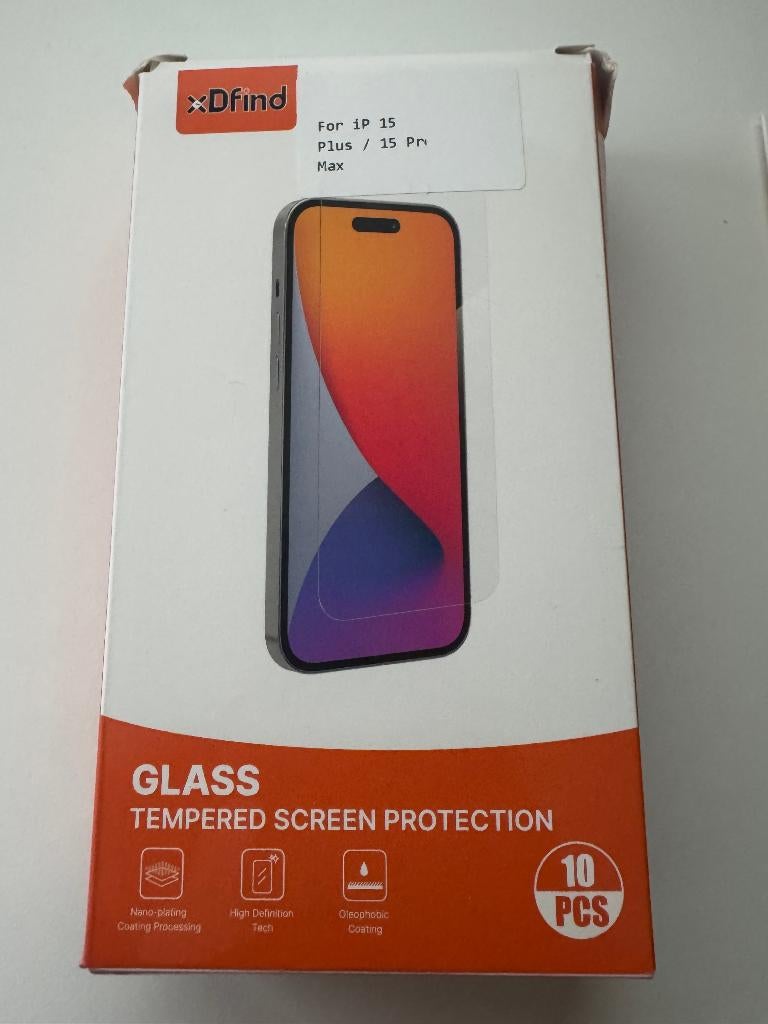 5 x iPhone 15 Plus - Pro Max - Screen Protection, Telecommunicatie, Mobiele telefoons | Hoesjes en Screenprotectors | Apple iPhone