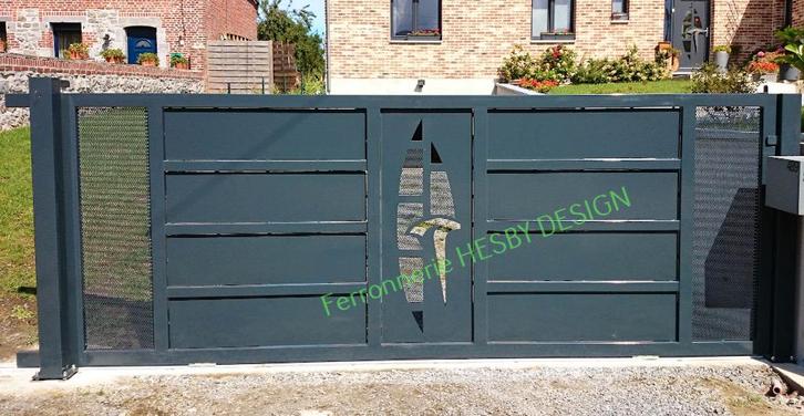 Barrière, nieuwe poort, kwaliteit, prijs, zelf vergelijken, Tuin en Terras, Tuinpoorten, Nieuw, Schuifpoort, Staal, 200 cm of meer