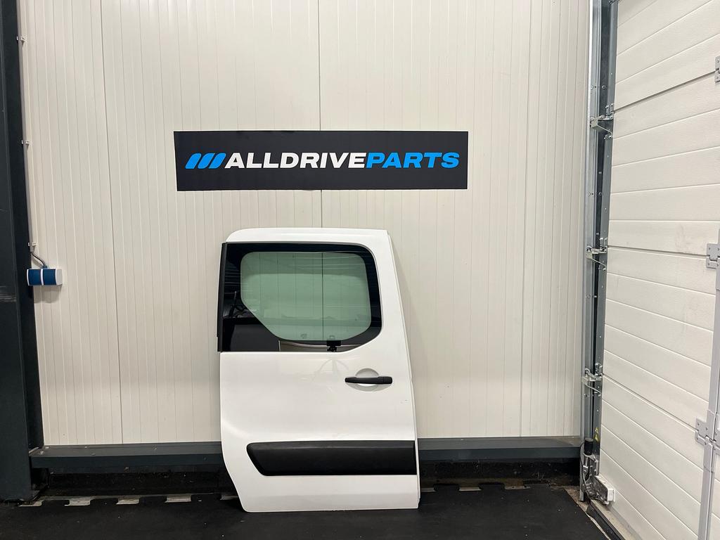Peugeot Partner Schuifdeur rechts wit met ruit 9831169680, Auto-onderdelen, Carrosserie, Deur, Rechts, Gebruikt, Ophalen of Verzenden