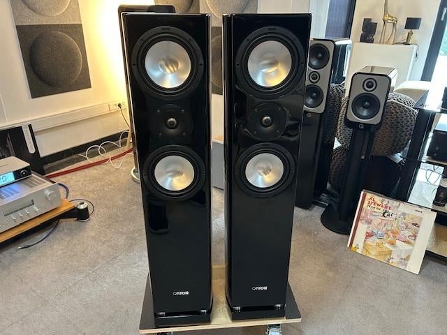 CANTON 870DC HGB heel mooi, Enlèvement, Utilisé, 120 watts ou plus, Haut-parleurs Frontaux, Arrière ou Stéréo