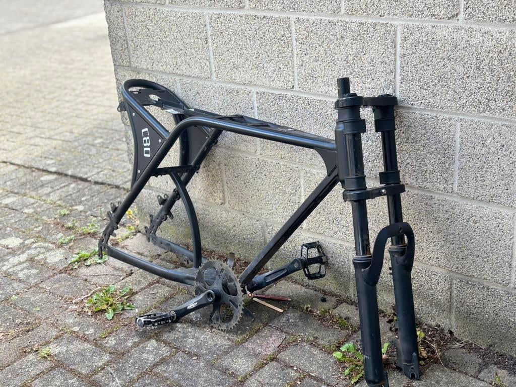 OUXI C80 Frame + Voorvork – Perfect voor Custom Build, Ophalen of Verzenden, Zo goed als nieuw