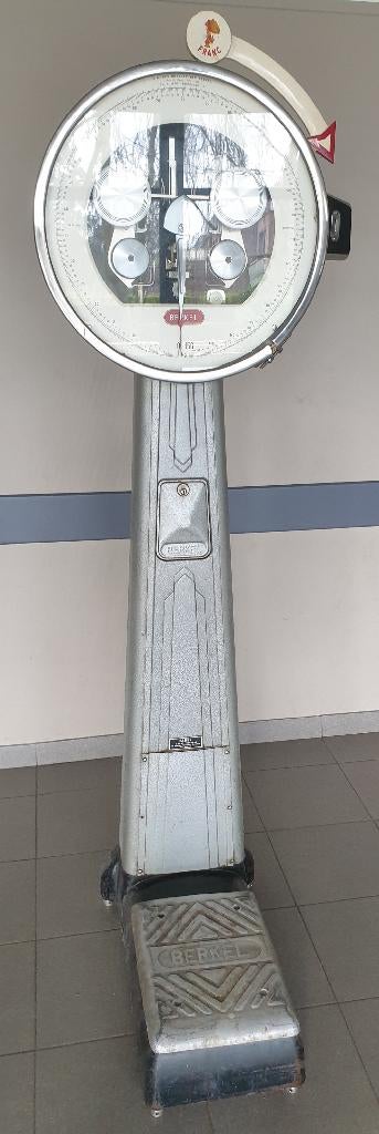 Berkel personenweegschaal, Ophalen, Gebruikt