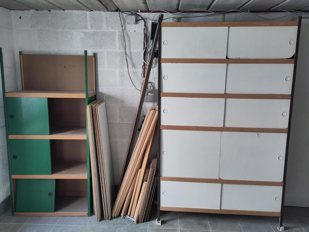 2 Kewlox kasten + veel onderdelen (min. 3 kasten mogelijk), Ophalen, Gebruikt