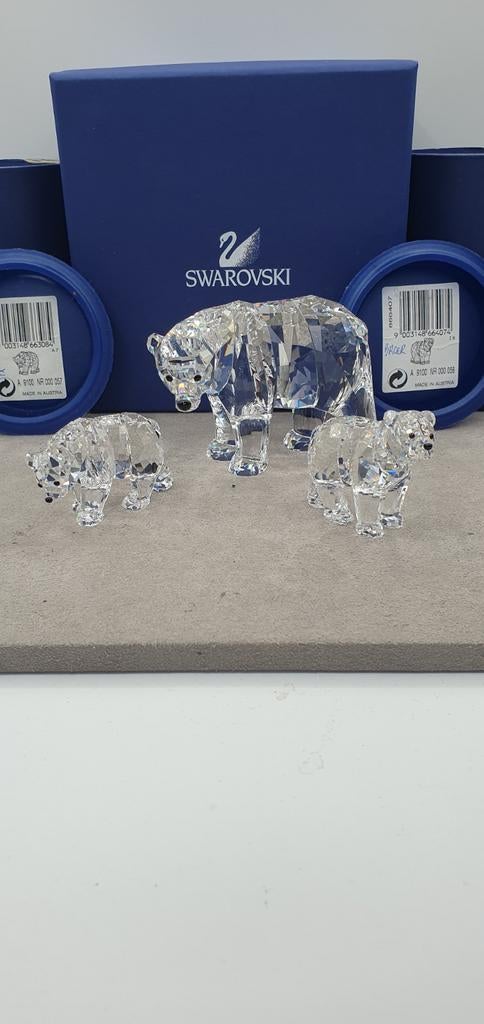 Swarovski berenfamilie compleet., Verzamelen, Swarovski, Ophalen of Verzenden